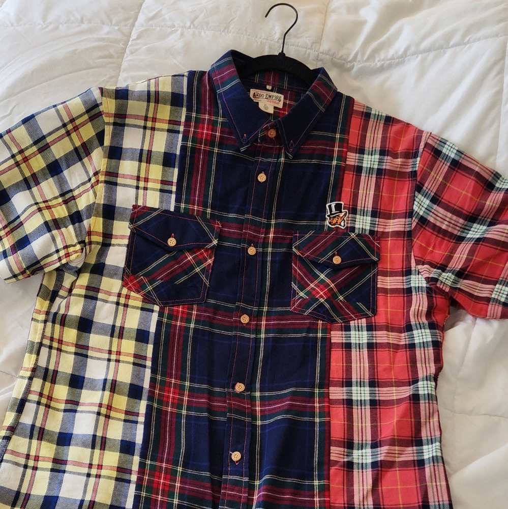 Akoo Men's Woven SS - Multi Color / Plaid